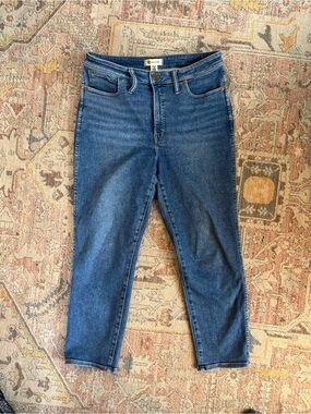Madewell Curvy Stovepipe Blue Denim Jeans Sz 31
